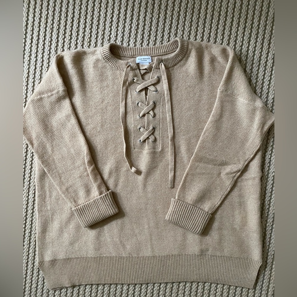 Club Monaco cashmere top